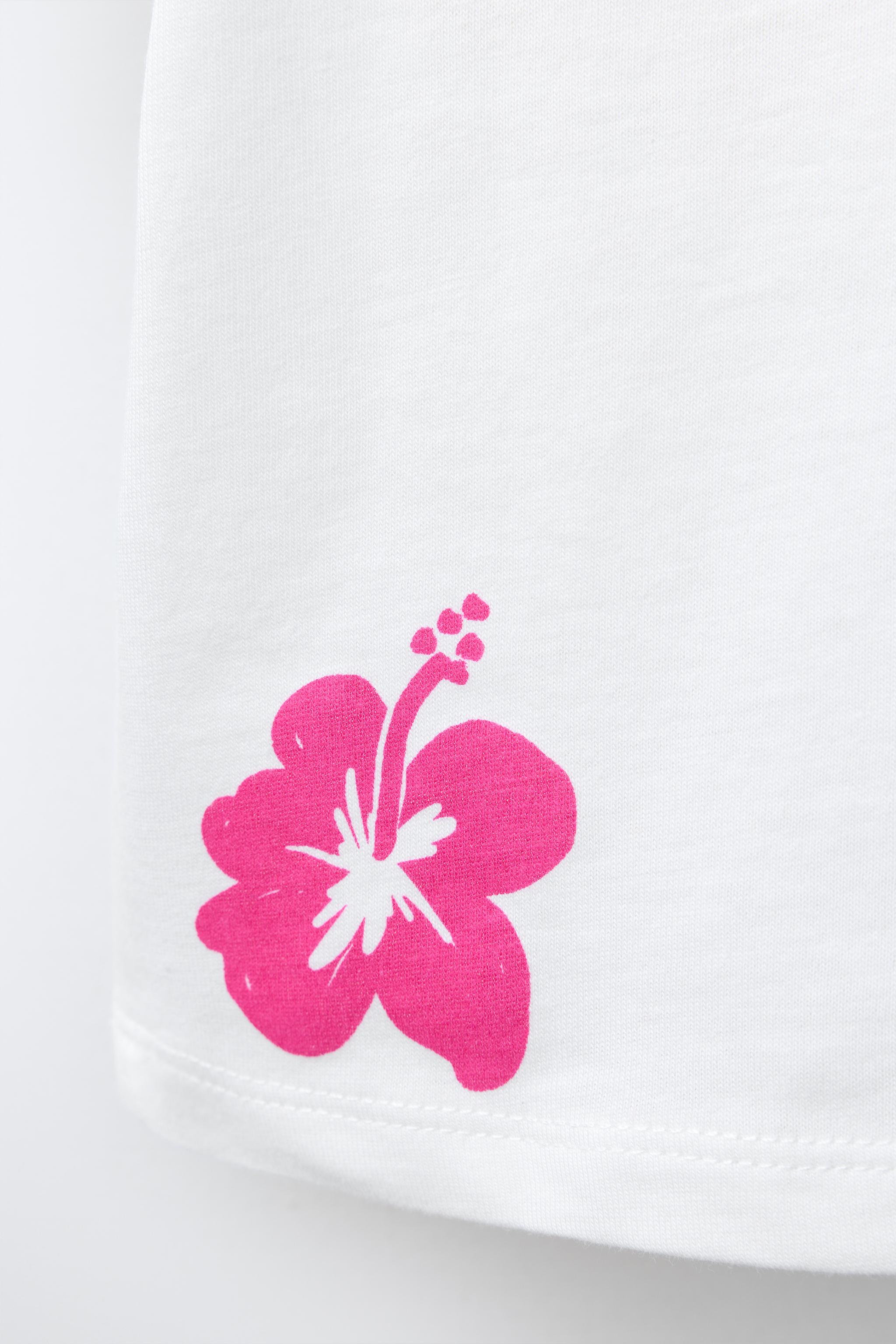 TROPICAL PRINT T-SHIRT